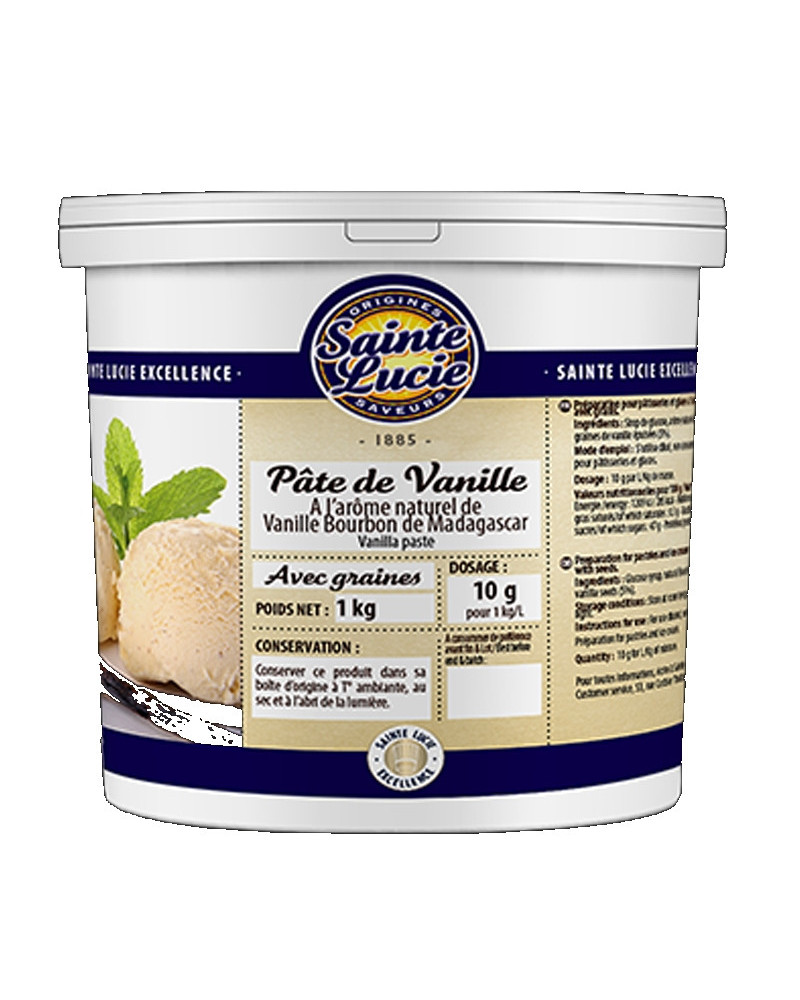 Pâte aromatique à la vanille 1,2 kg pot