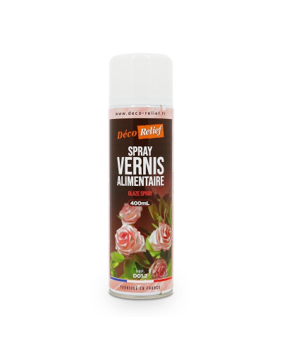 vernis alimentaire spray