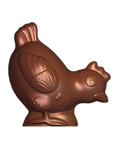 Moule pour chocolat poule picoreuse pâques