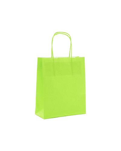 Sac cabas papier kraft anis petit modèle