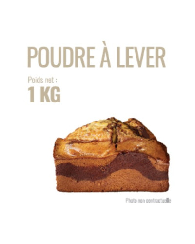 Poudre à lever ou levure chimique en boite de 1kg