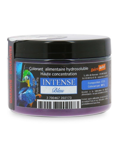 Colorant intense bleu Déco Relief (pot de 50gr)
