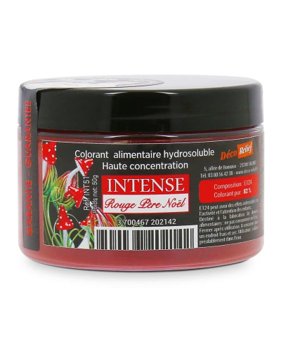 Colorant rouge père-noël Déco Relief (pot de 50gr)
