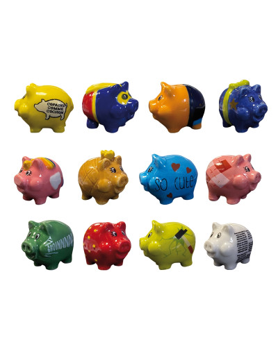 Collections de fèves COCHONS TIRELIRE