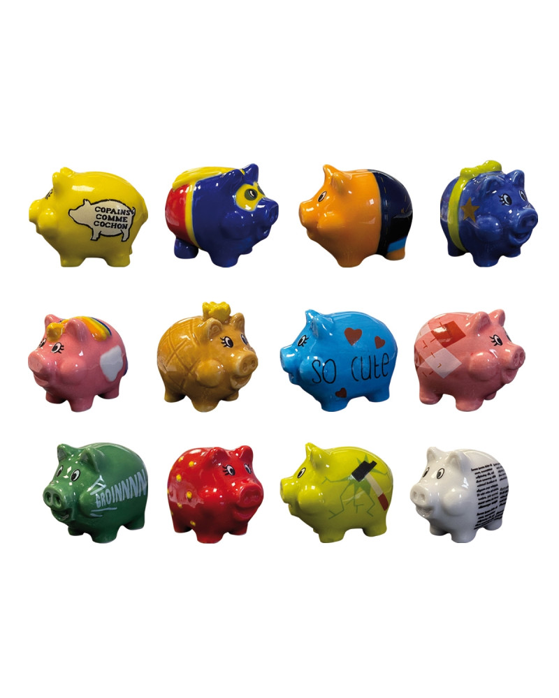 Collections de fèves COCHONS TIRELIRE