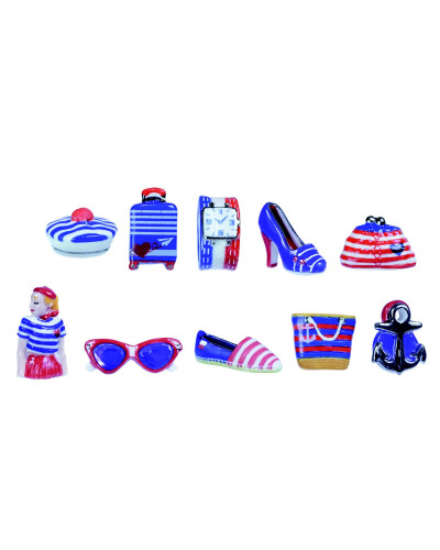 Collection de fèves "LA MARINIERE"