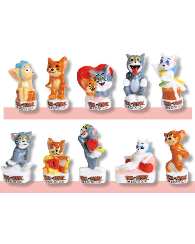 Collection de fèves "TOM ET JERRY AMOUREUX"