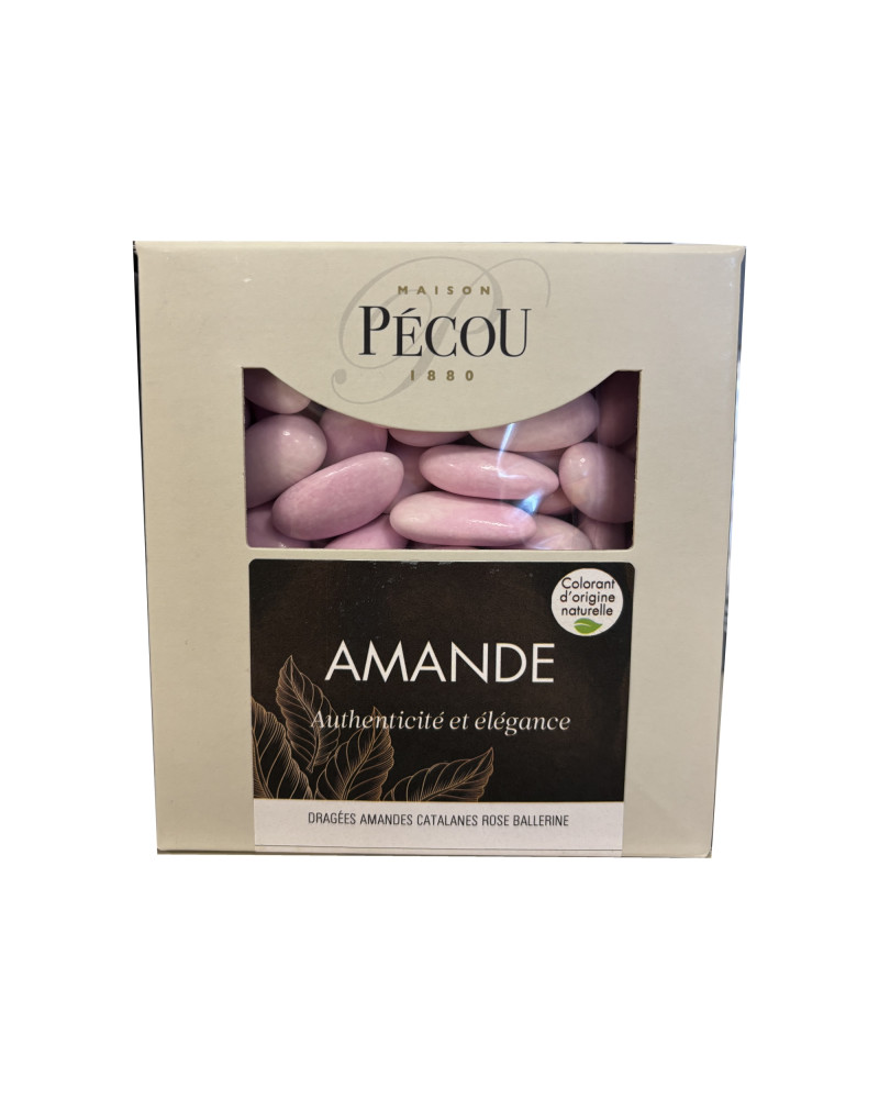 Dragées amandes catalanes rose ballerine