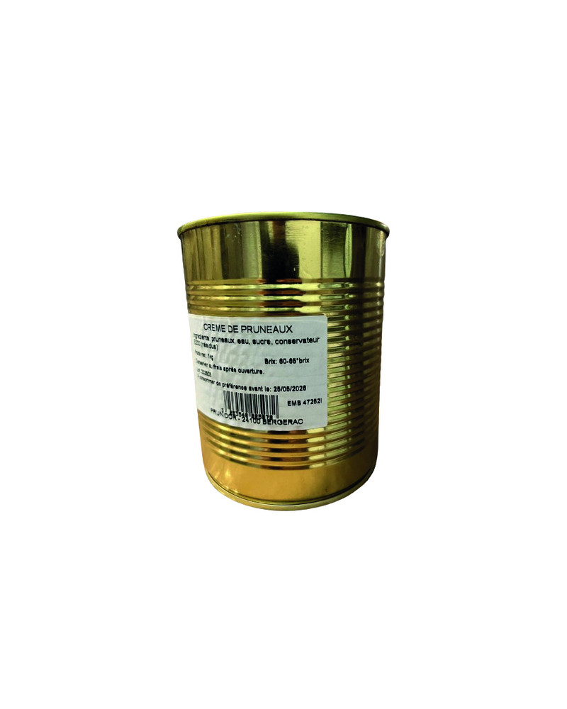 Crème de pruneaux en boite 4/4 PRUNIDOR