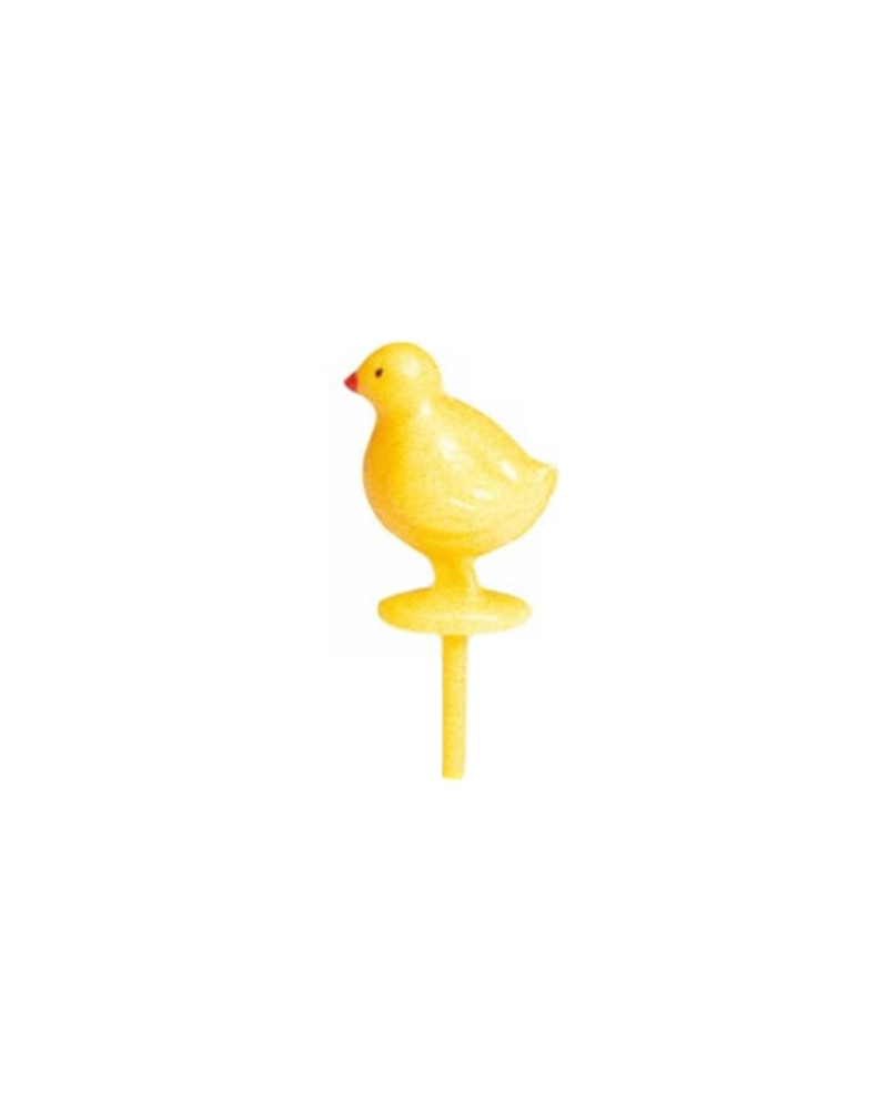 100 poussins plastique sur pique