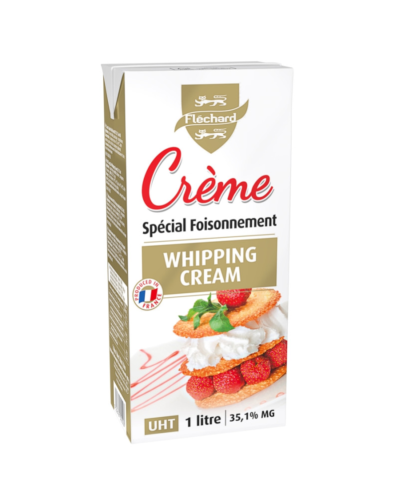 Crème liquide Fléchard 35ù en brique d'un litre