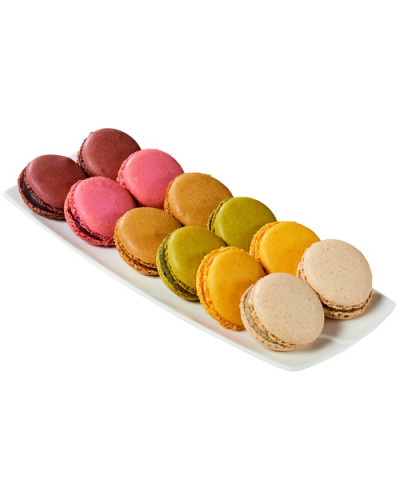 8 plateaux de 12 macarons classiques