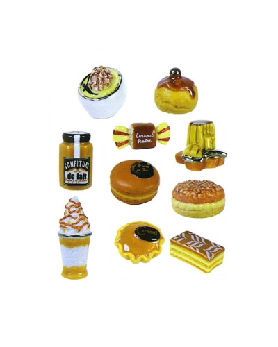 Collection de fèves "DOUCEUR CARAMEL"