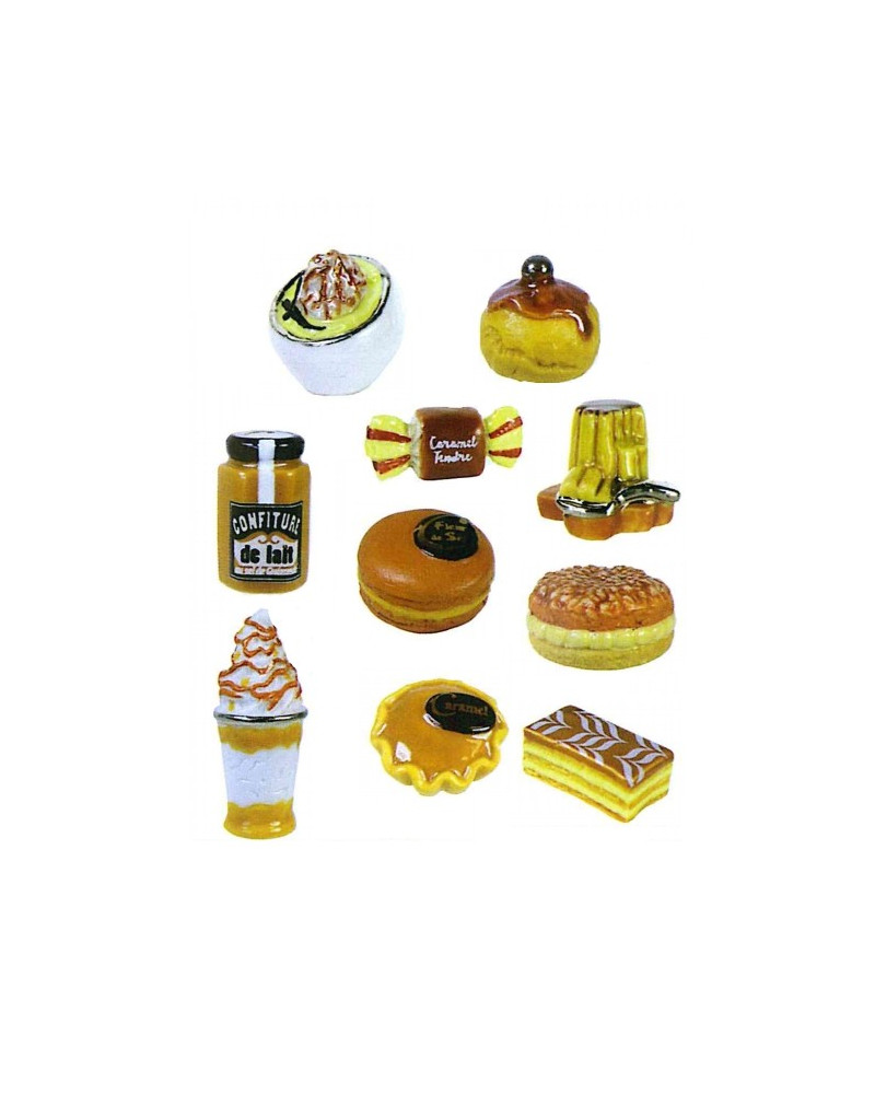 Collection de fèves "DOUCEUR CARAMEL"