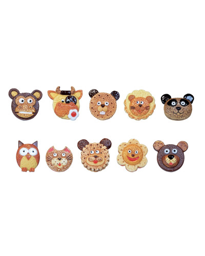 Collection de fèves "DELICIEUX ZOOZOS"