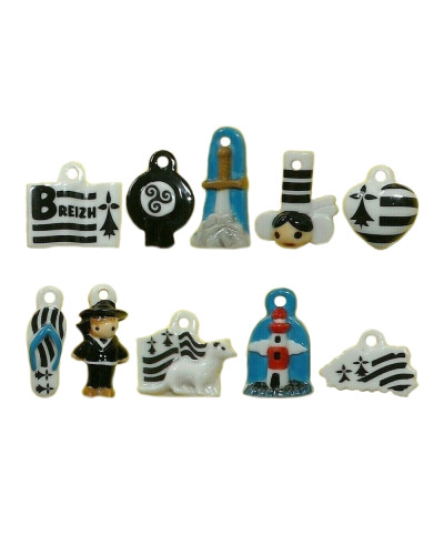 Collection de fèves "PENDENTIFS DE BRETAGNE"