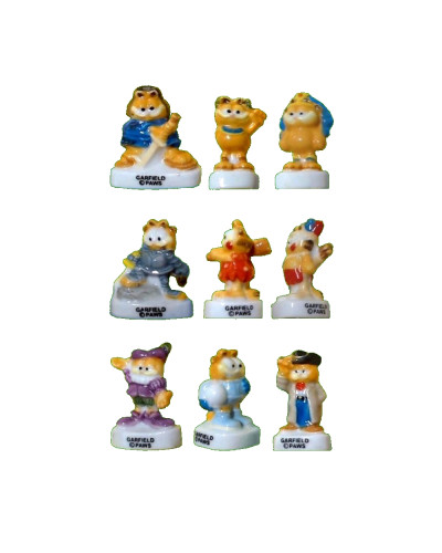 Collection de fèves "GARFIELD A TRAVERS LE TEMPS"