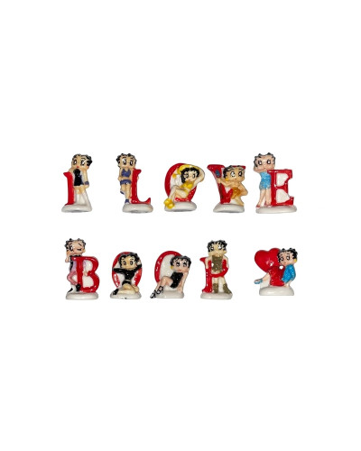 Collection de fèves "I LOVE BETTY BOOP"