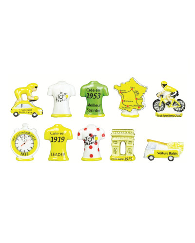 Collection de fèves "TOUR DE FRANCE"