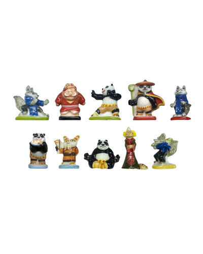Collection de fèves "KUNG FU PANDA DUO DE CHOC"