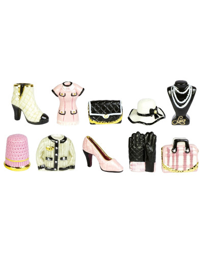 Collection de fèves "HAUTE COUTURE"