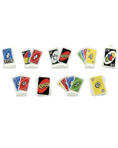 Collection de 8 fèves "UNO"