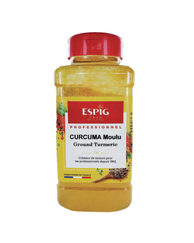 Curcuma moulu, en sachet de 500 gr