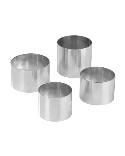 Lot de 6 nonnettes rondes (hauteur 6 cm)