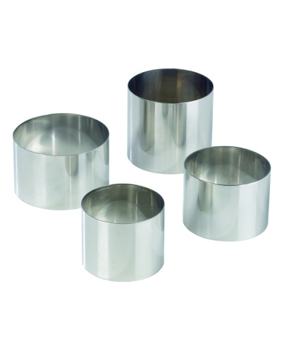 Lot de 6 nonnettes rondes (hauteur 3 cm)