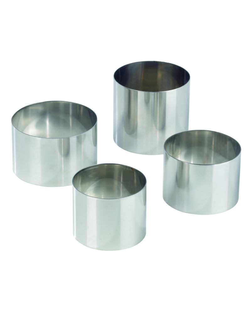 Lot de 6 nonnettes rondes (hauteur 3 cm)