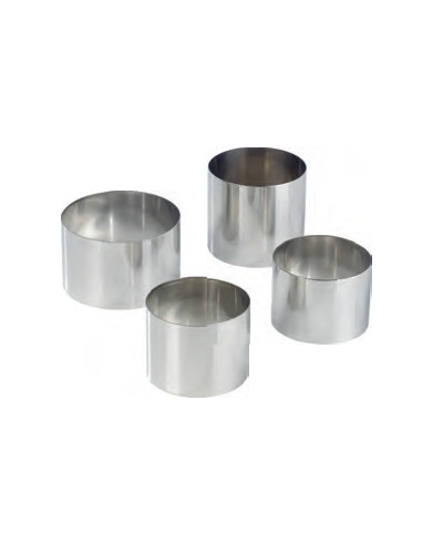 Lot de 6 nonnettes rondes (hauteur 4 cm)