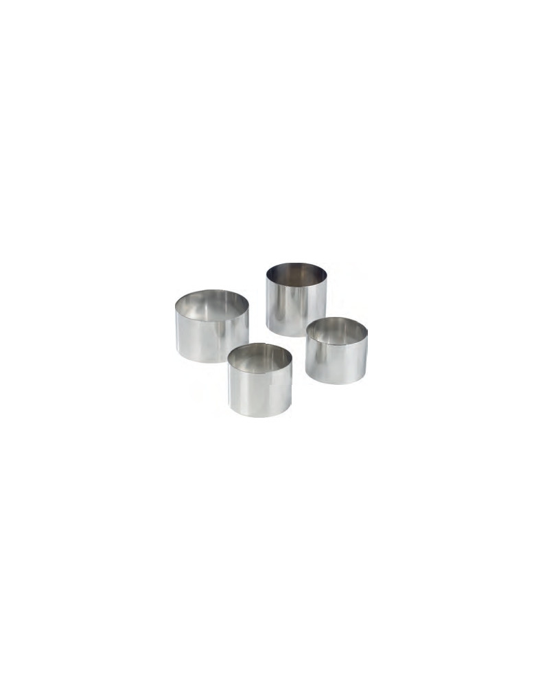 Lot de 6 nonnettes rondes (hauteur 4 cm)