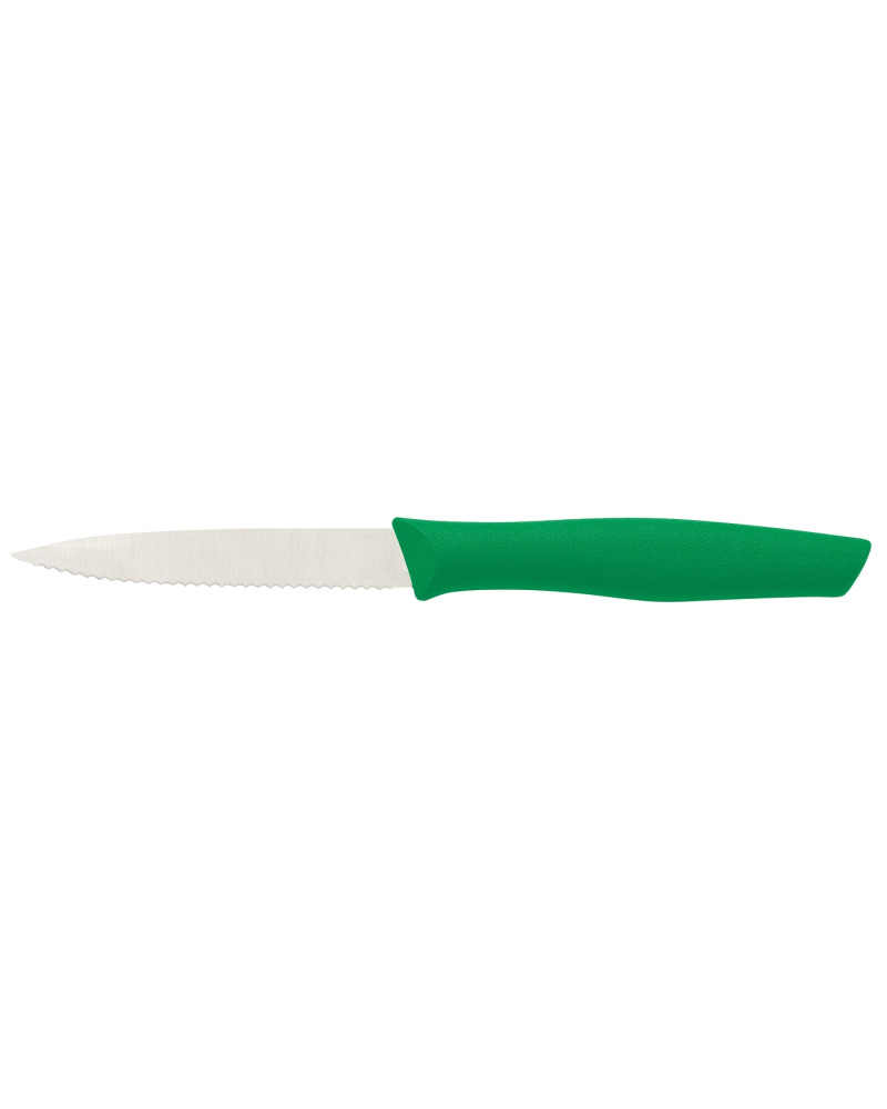 Couteau office cranté VERT