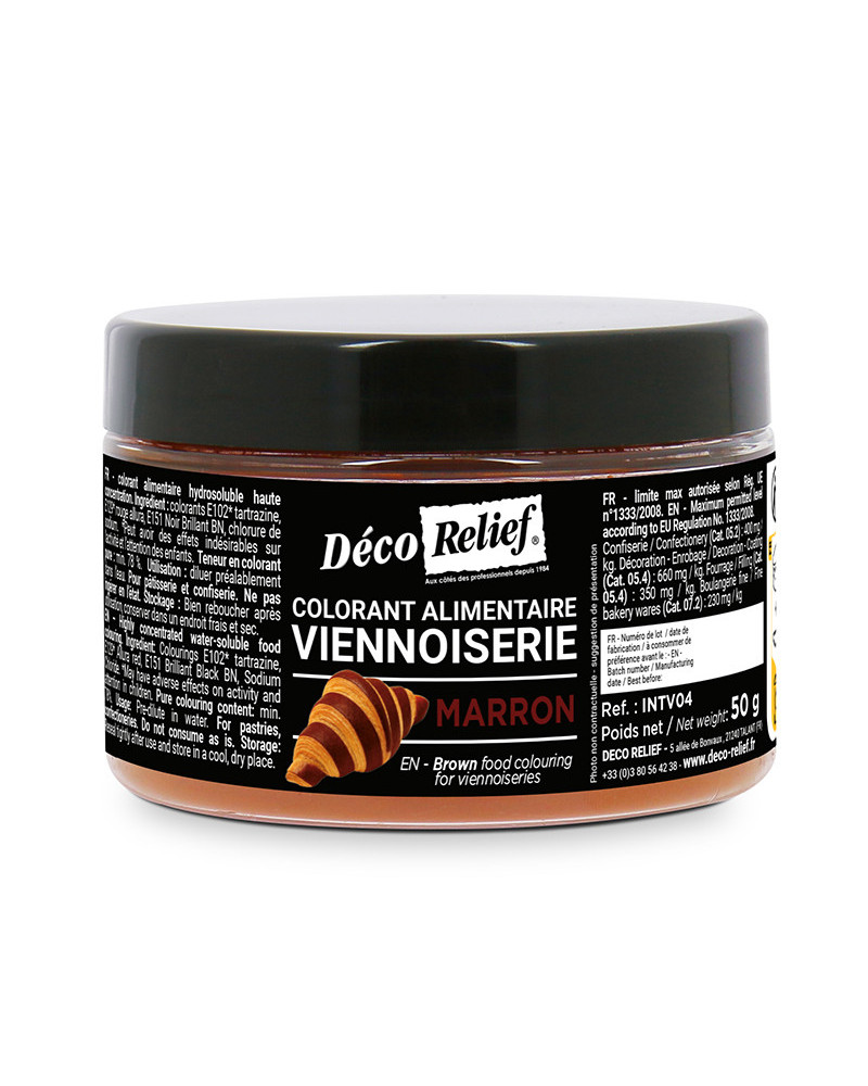 Colorant viennoiserie MARRON 50gr