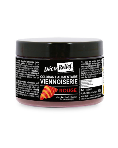 Colorant viennoiserie ROUGE 50gr