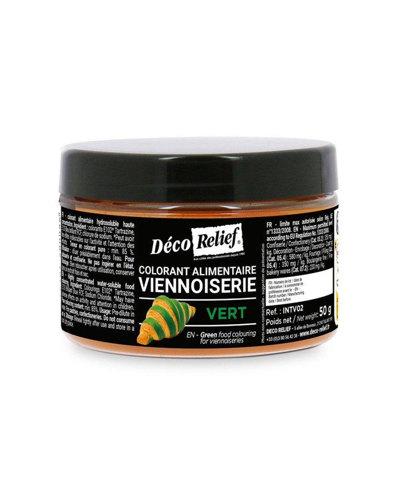 Colorant viennoiserie VERT 50gr