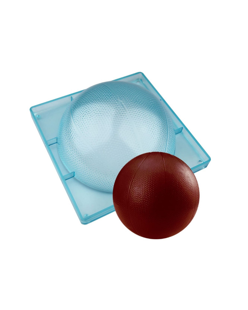 Moule pour chocolat ballon de basket 22cm