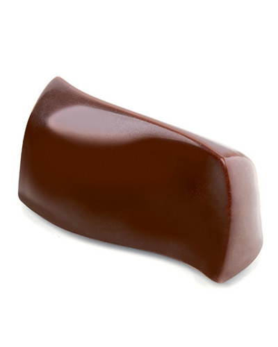 Moule pour chocolat en polycarbonate en forme de rectangle vrillé