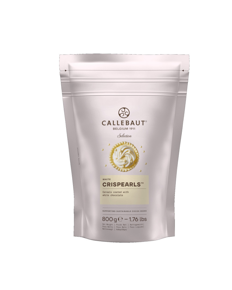 800 g Crispearls blanc Callebaut