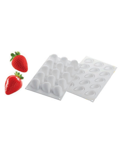 Moule silicone 15 mini fraises