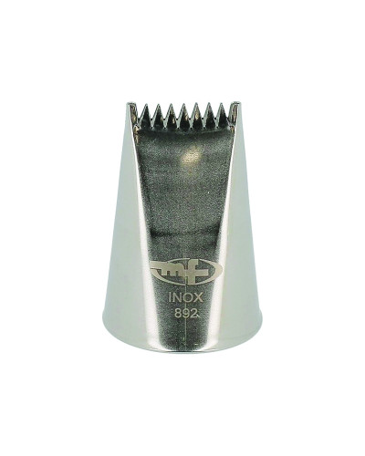 Douille à bûche inox double MM
