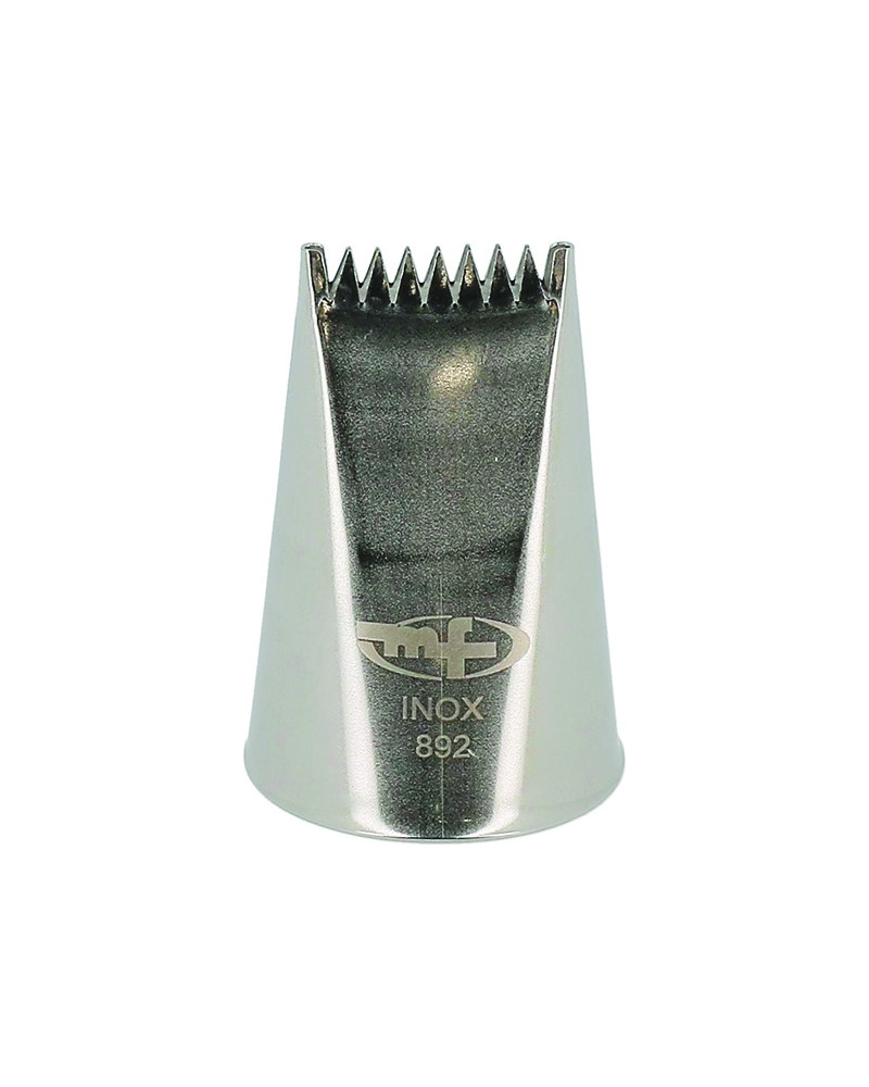 Douille à bûche inox double MM