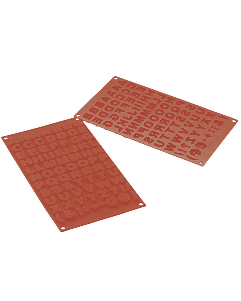 Moule silicone 82 lettres et signes