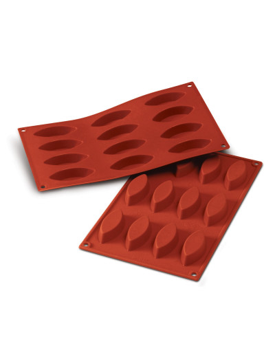 Moule silicone flexible 12 barquettes