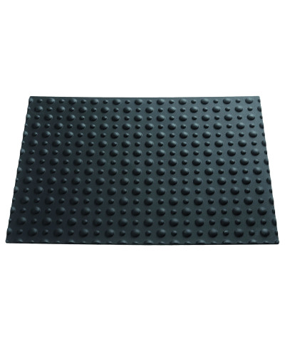 Tapis décor de bûche à pois