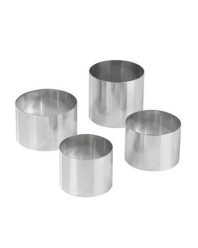 Lot de 6 nonnettes rondes (hauteur 4,5 cm)