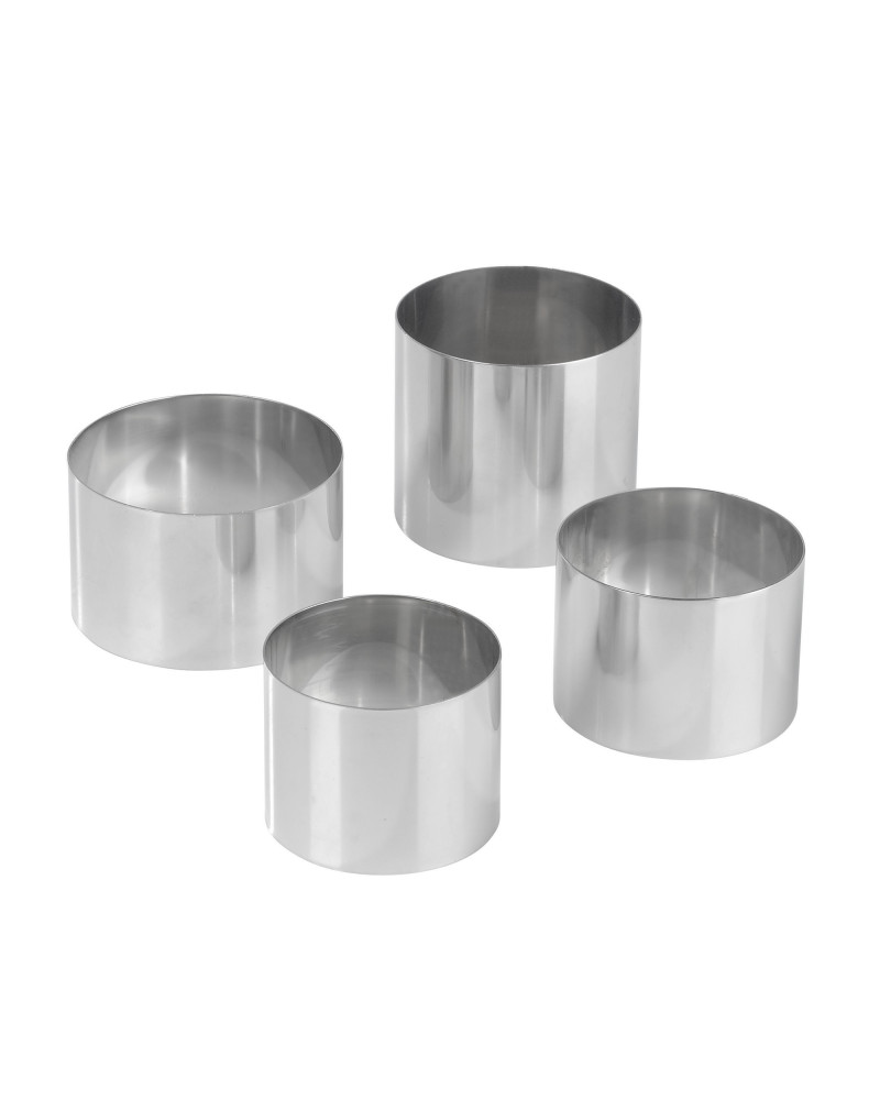 Lot de 6 nonnettes rondes (hauteur 4,5 cm)