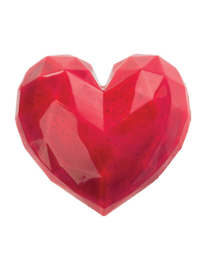 Moule pour chocolat coeur diamant