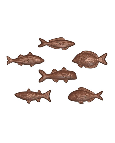 Moule pour friture en chocolat poissons Cabrellon