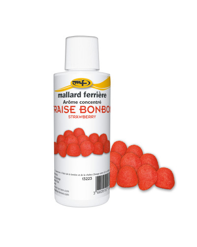 Arôme concentré fraise bonbon Mallard flacon 125ml